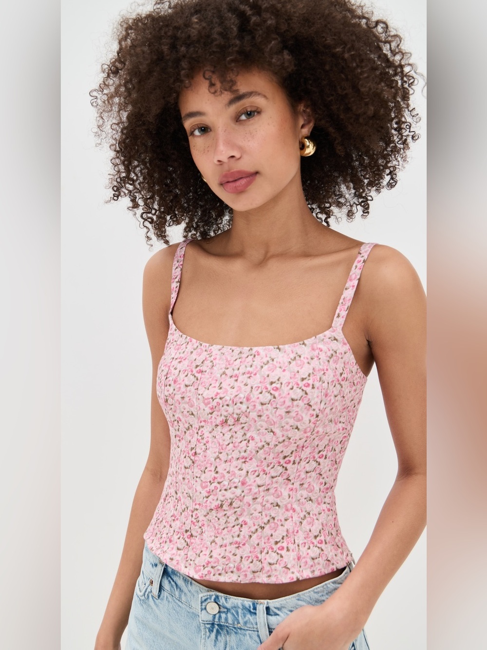 Reformation Hattie linen top roisin